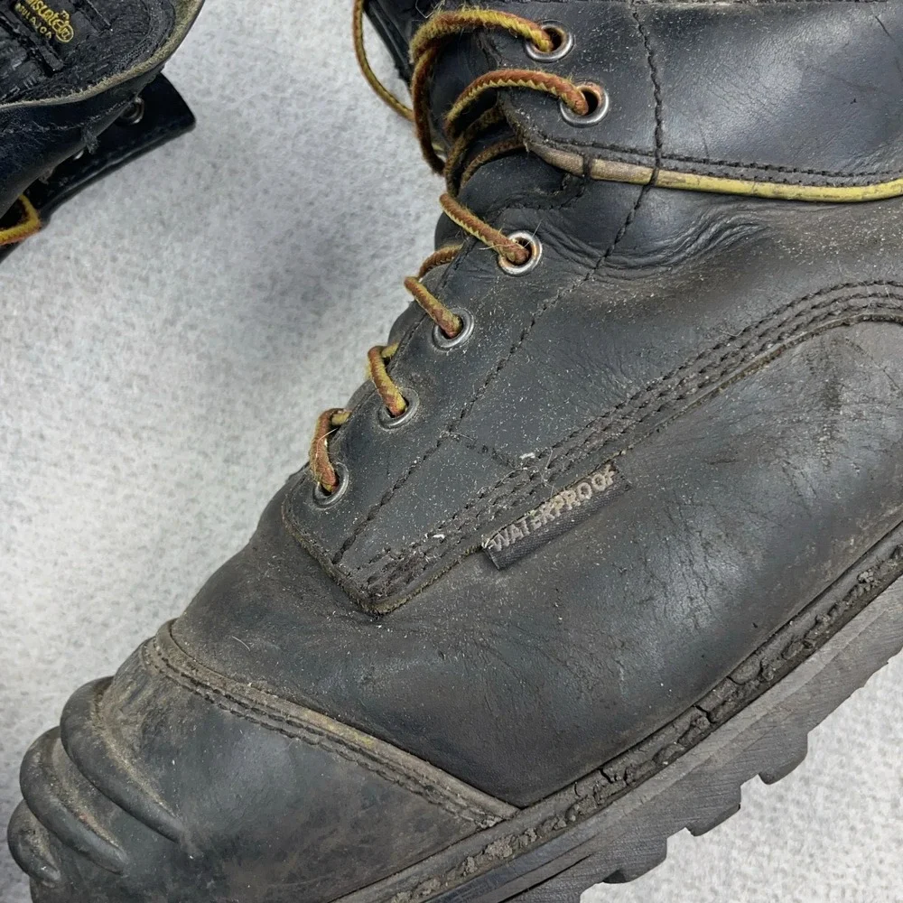 Matterhorn Black Leather Metguard Boots Mining Men's size 9.5W